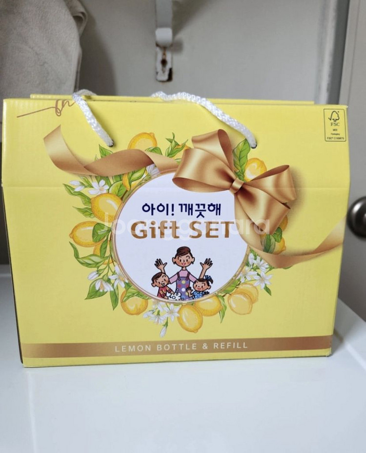 아이깨끗해 기프트세트 레몬향 본품2+리필3 대용량--0
