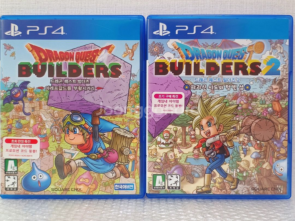[PS4] 드래곤 퀘스트 빌더즈 1+2 세트--0