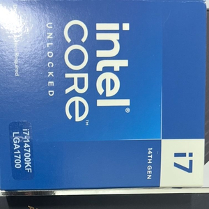 인텔 i7 14700kf 정품 판매합니다