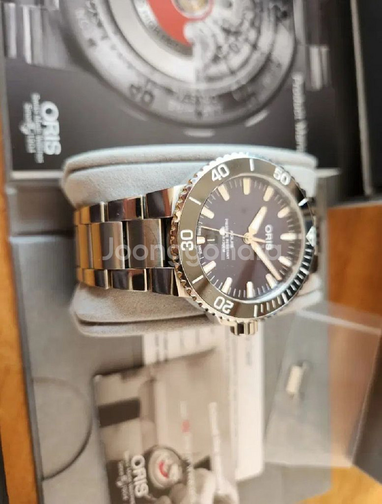 오리스(ORIS) 아퀴스(애커스) 딥블루 다이버 워치--1