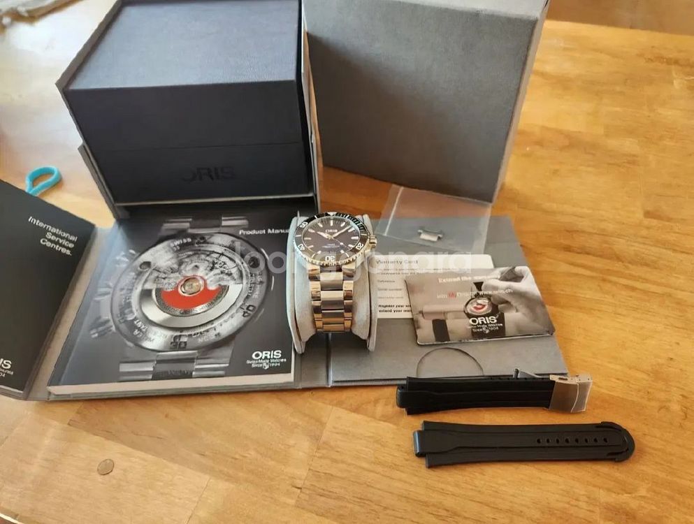 오리스(ORIS) 아퀴스(애커스) 딥블루 다이버 워치--0