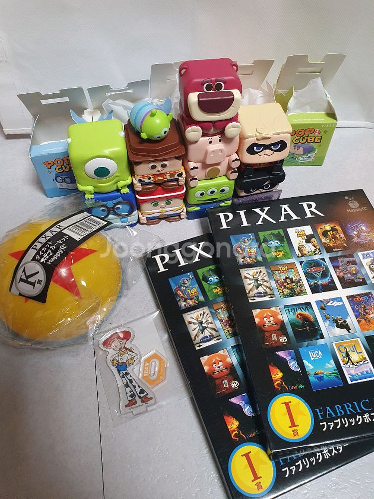 팝마트 팝 큐브 피규어 토이스토리 알린 랏소 우디 햄--2