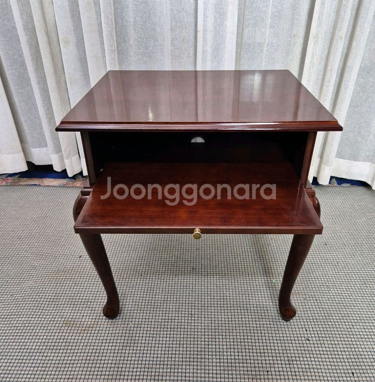 엔틱 Queen Anne style 사이드 테이블--2