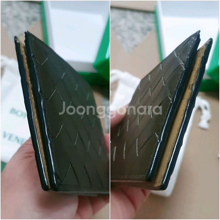 보테가베네타 정품 반지갑 판매 합니다.--7
