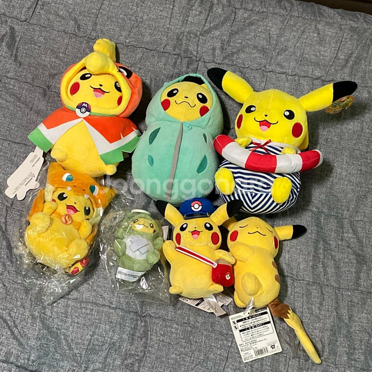일본 정품 고전 한정판 리자몽 판쵸 대타출동 피카츄--8