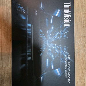 Thinkvision M15 개봉 미사용 판매합니다