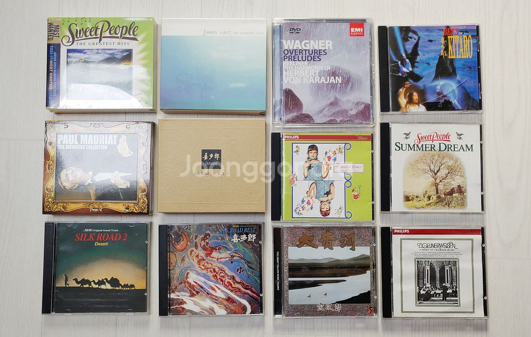 연주음악 CD 및 음악 DVD 12EA--0