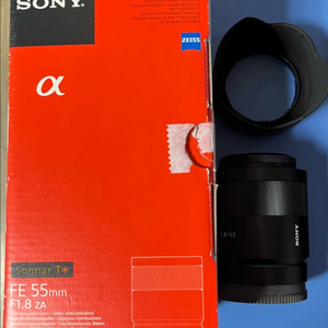 소니 55mm f1.8z 렌즈