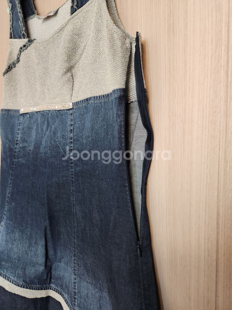 여자 그라데이션 청원피스 청치마--7