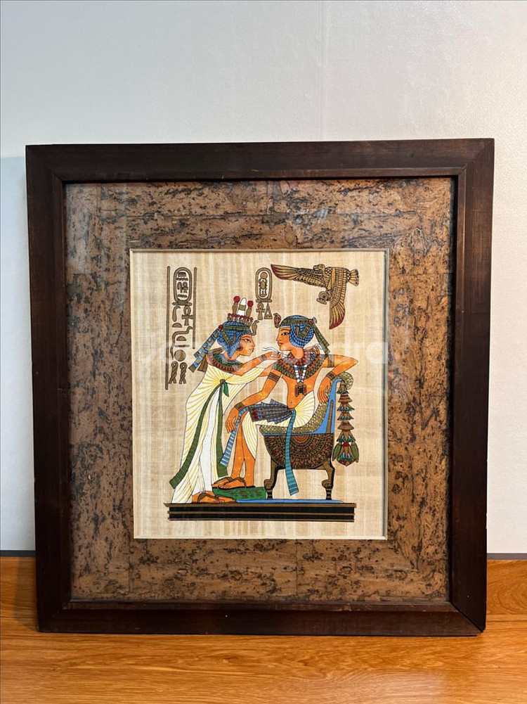 파피루스 액자 그림--0