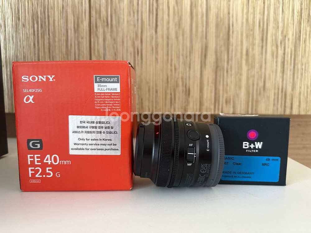 SONY 소니 FE 40mm F2.5 SEL40F25--0