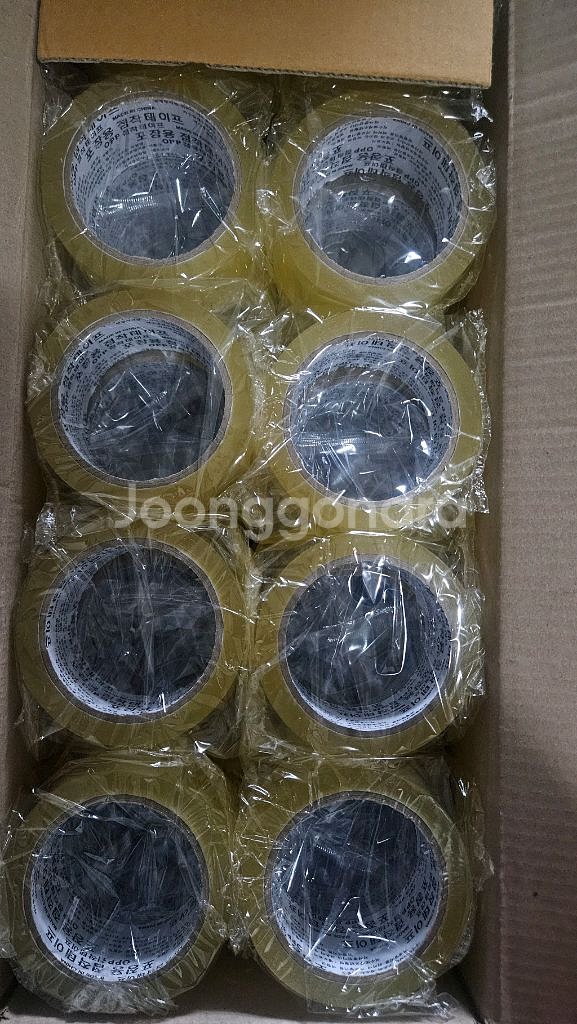 OPP 경포장 박스 테이프(80m40개) 택배 포장--1