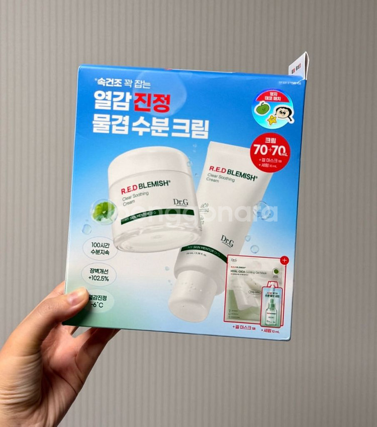 (반택포)닥터지 레드 블레미쉬 수딩크림 세트 새상품--0