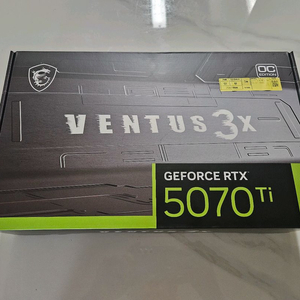 (급처)MSI 지포스 RTX 5070Ti 벤투스 3X