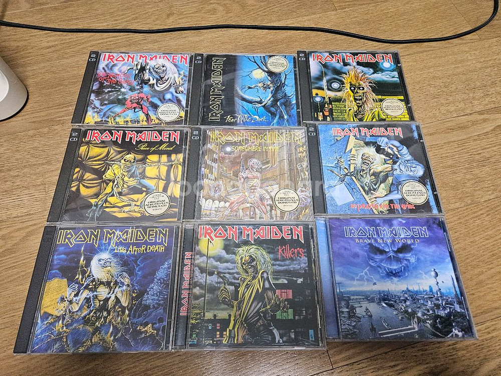Iron Maiden (아이언메이든) 음반 9개 16장--0