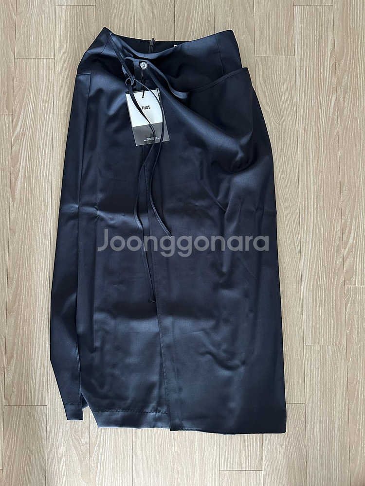 에토스 STRAP WRAP SKIRT (네이비 s)--1