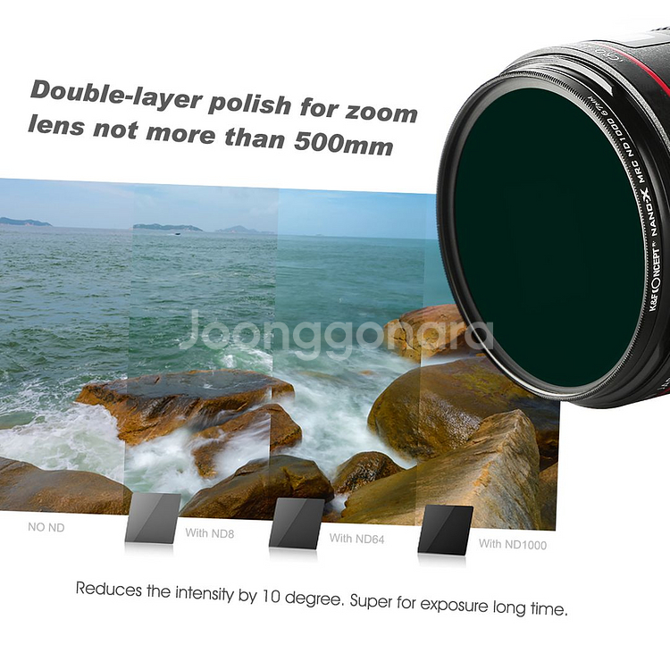 K&F 62mm NANO-X ND1000 필터--9