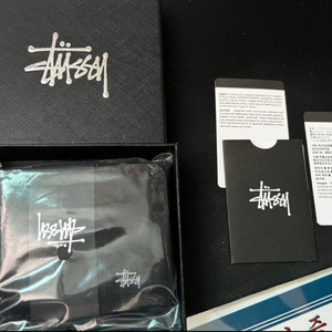 스투시 캔버스 반지갑