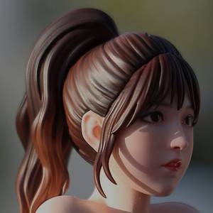정품 레진 누드걸 메이 Jiaofangsi 피규어팔아요