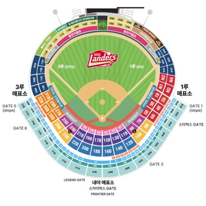 (6.21토) 기아 vs SSG 4층 sky뷰석 410