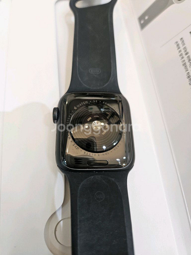 애플워치 se 40mm GPS 알루미늄 블랙--1