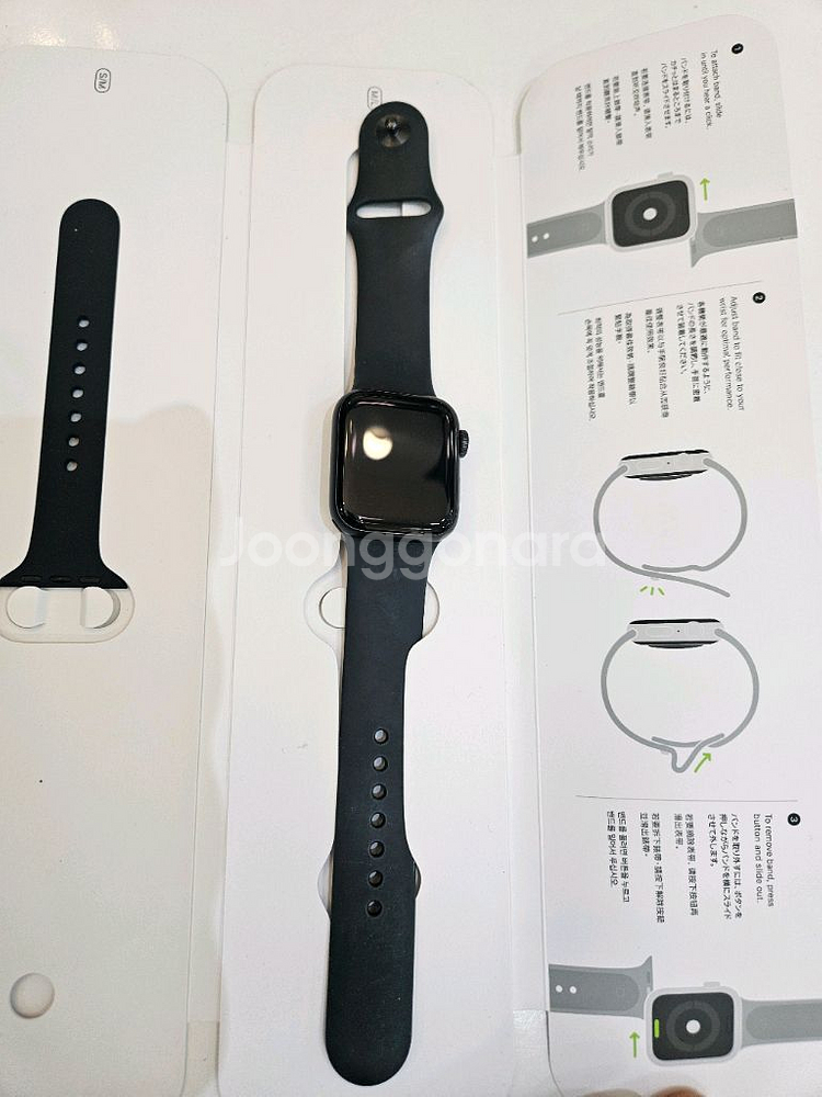 애플워치 se 40mm GPS 알루미늄 블랙--0