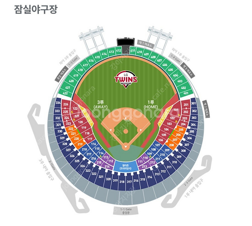 6월 20일(금) 엘지 vs 두산 1루 네이비석 316--0