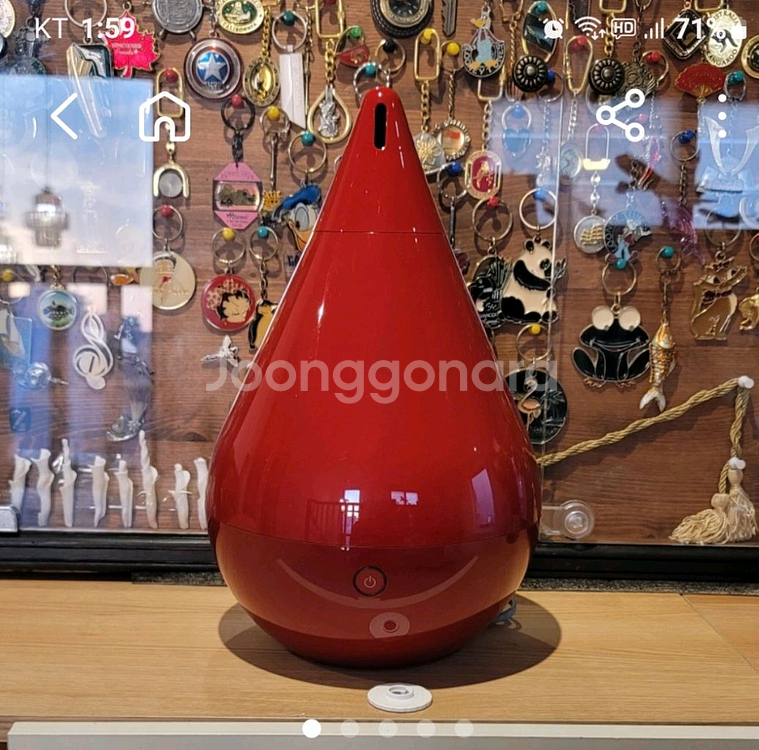 빨간 루펜 물방울 가습기--0