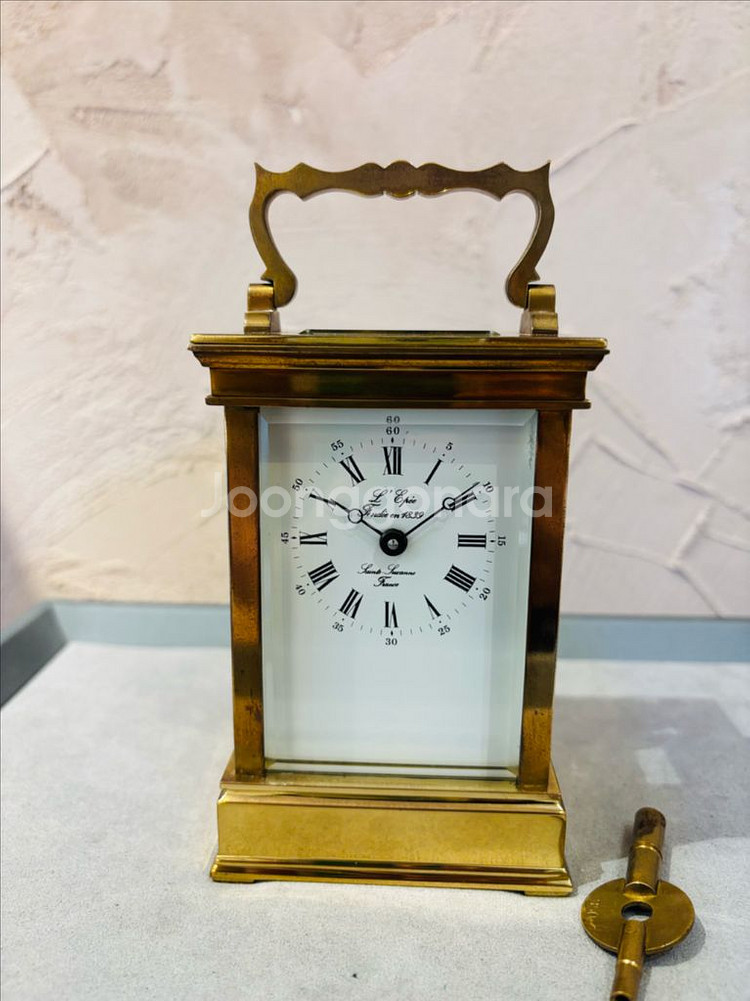 레페 1839 Lepee 명품 빈티지 캐리지시계 탁상시--0