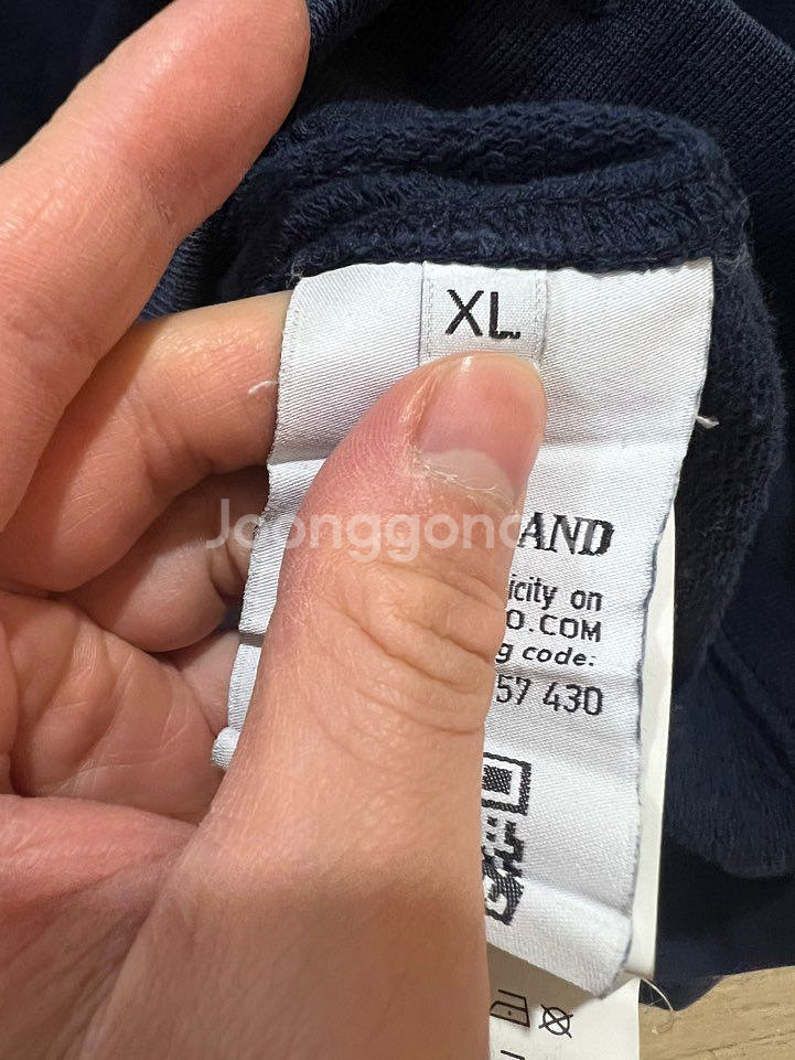 스톤아일랜드 반집업 후드티 XL--2
