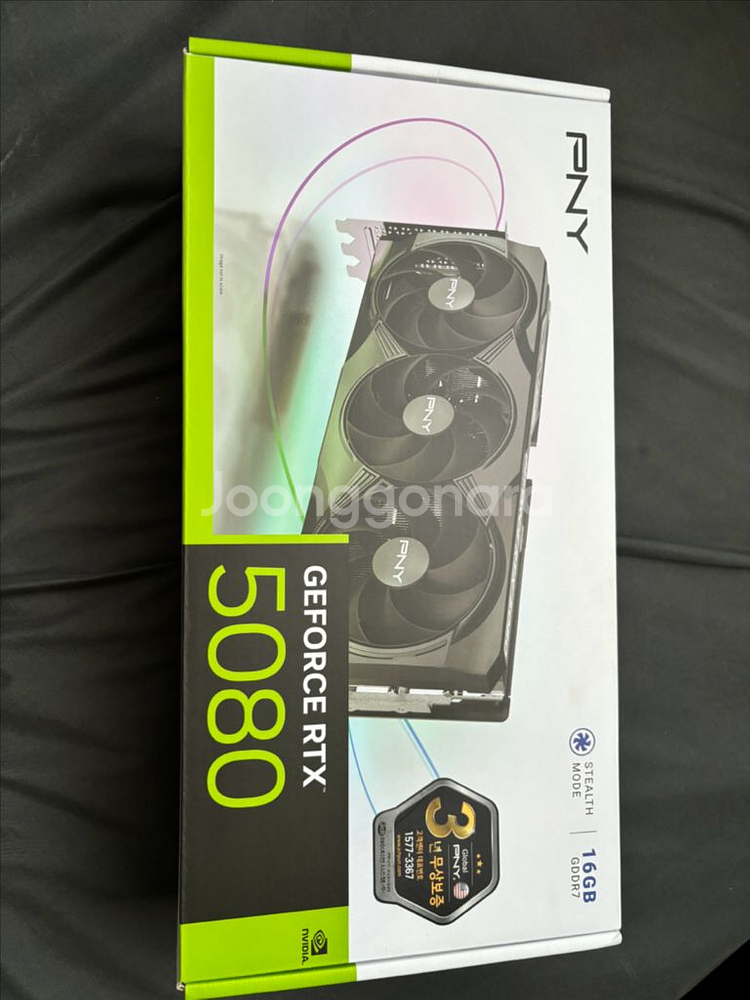 PNY 지포스 RTX 5080 새상품--0