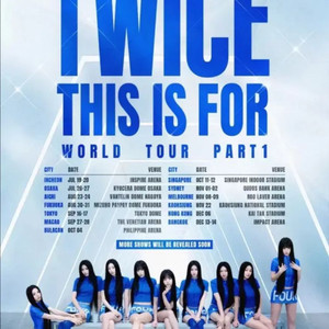 트와이스 콘서트 선예메 대리 댈티 해 드립니다