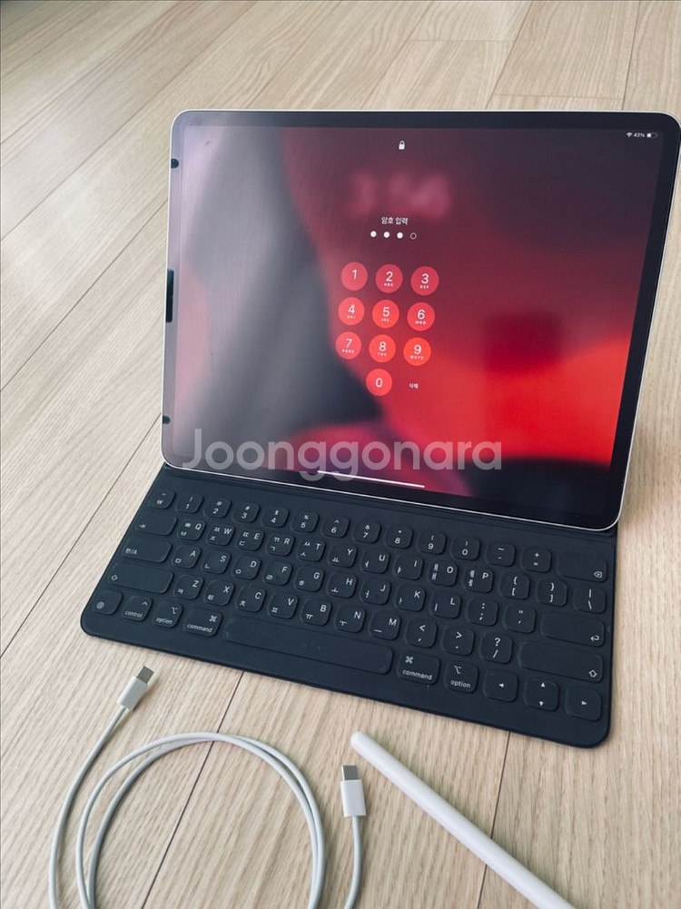 Apple iPad Pro 12.9 4세대+키보드+펜슬--0