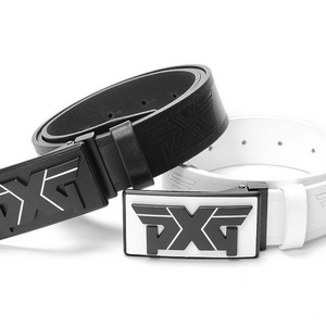 PXG 골프 남성 엠보 로고 라인포인트 골프 벨트