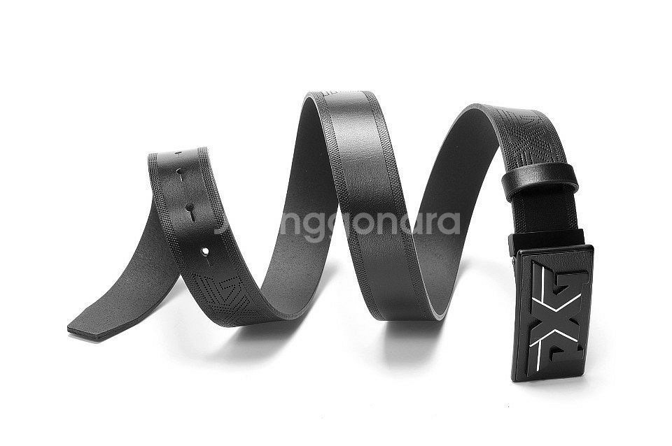 PXG 골프 남성 엠보 로고 라인포인트 골프 벨트--4