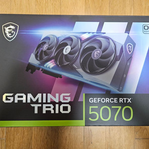 MSI RTX 5070 게이밍 트리오 OC 미개봉 팝니