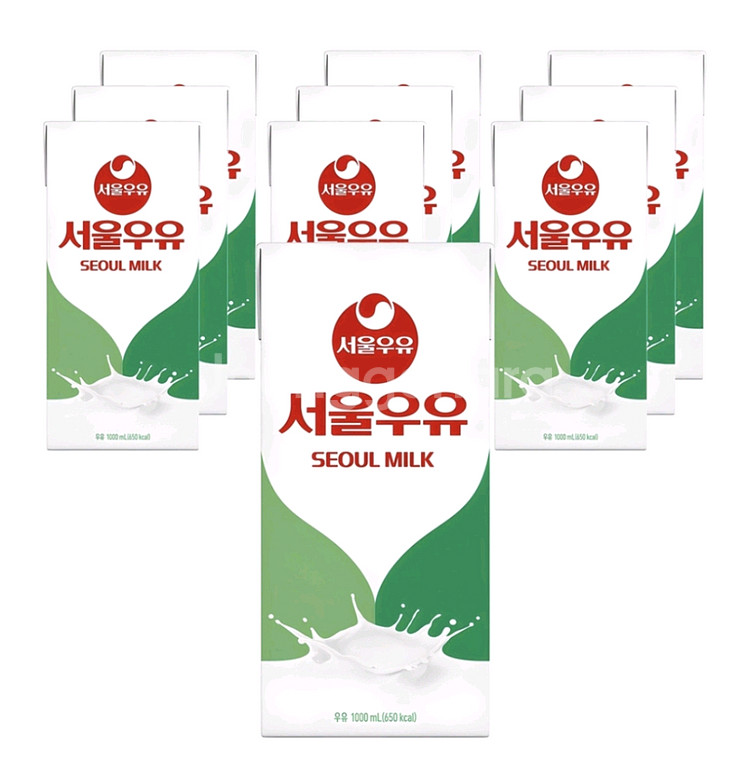 서울 멸균우유 1리터 30개--0