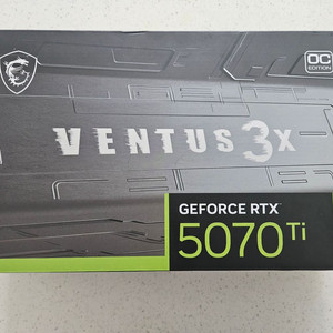 MSI RTX 5070Ti 벤투스 3X OC 팝니다