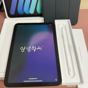 아이패드 미니6 256기가 스그 셀룰러 풀박스+애펜2