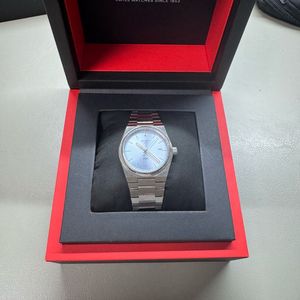 티쏘 prx 아이스블루 35mm 쿼츠