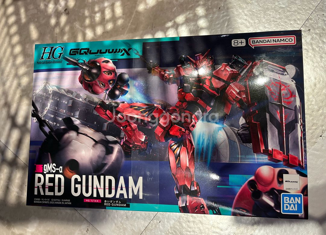 일본내수용) 반다이 HG 지쿠악스 붉은건담 새상품--0