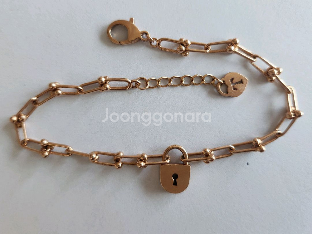 14K 세련된 말발굽 팔찌--0