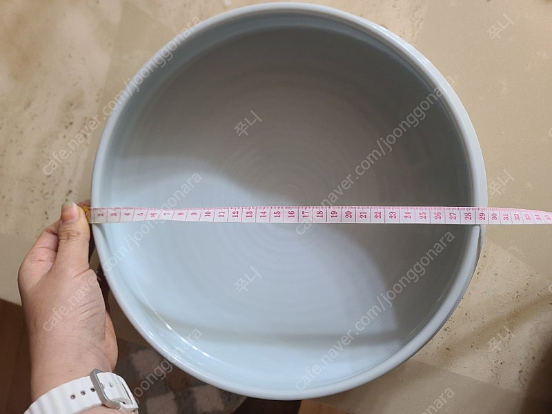 도자기 수반 어항--6