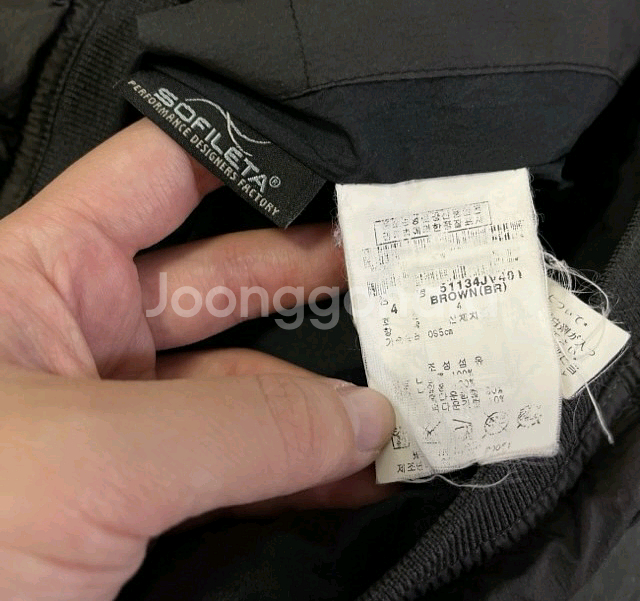 파리게이츠 골프 오리털 덕다운 패딩조끼 95/M--5