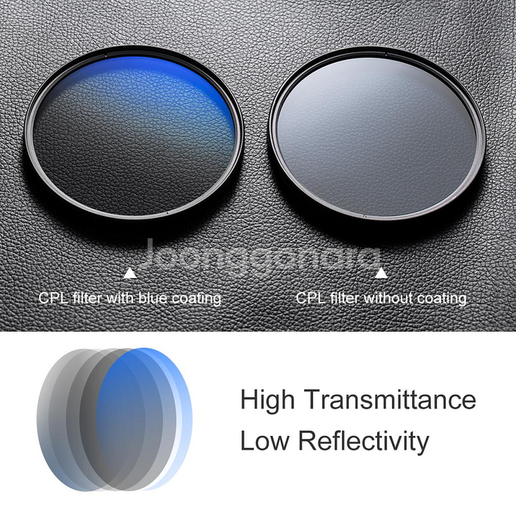 K&F 82mm 블루 멀티코팅 HMC CPL 필터--4