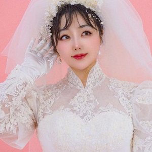 [대여]복고풍 레트로 웨딩드레스 풀셋