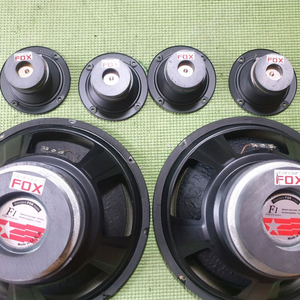 이젠구하기어려운오리지널미제FOX~F1스피커유닛400w