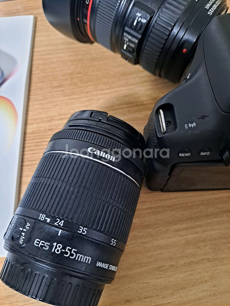 케논 DSLR 카메라 렌즈2개포함--1