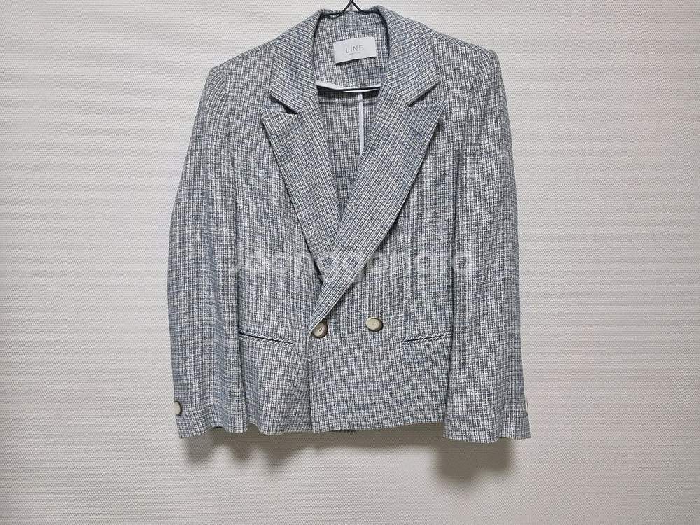 완전새상품 라인에디션 썸머 트위드 자켓(55사이즈)--0