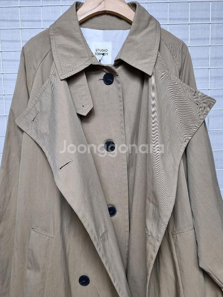 택포 (새상품) 톰보이 트렌치코트 free--4